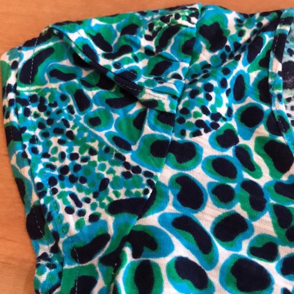 Lilly Pulitzer Knit Cap Sleeve Giraffe Top - Picture 4 of 8